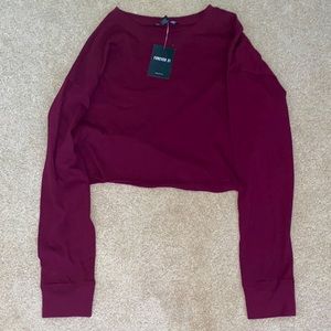 Maroon Forever 21 Crop Top